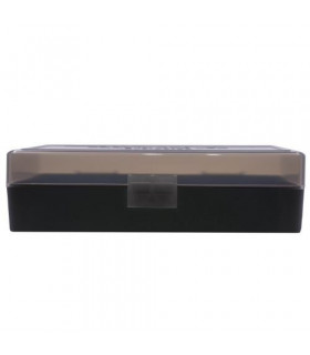 Boite de rangement 50 cartouches cal 40 S W 10MM 45 ACP 357 Sig 408 Gris
