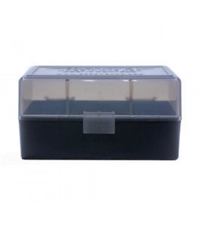 Boîte de rangement 50 cartouches cal. .222 Rem / .223 Rem - 405 - Gris