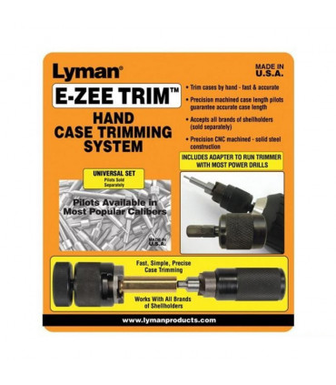 Raccourcisseur de douilles Lyman E-Zee Trim Hand Case Trimmer