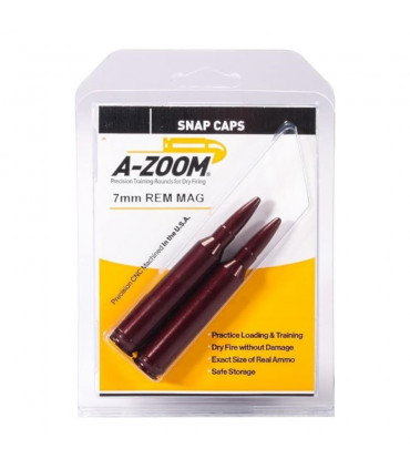 2 douilles amortisseur "Snap cap" cal. 7mm Rem Mag en aluminium - A-Zoom
