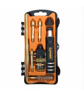 Kit de nettoyage complet 4-en-1 pour arme à poing - calibres .22 / 9mm/ .38 / .45