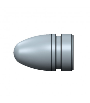 Moule à six cavités en laiton - ogive 356-125 RN BB de calibre 9mm / .356", 125grs