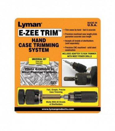 Raccourcisseur de douilles Lyman E-Zee Trim Hand Case Trimmer