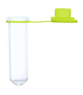 50 dosettes en plastique 2ml pour la poudre noire (bouchon attaché jaune)